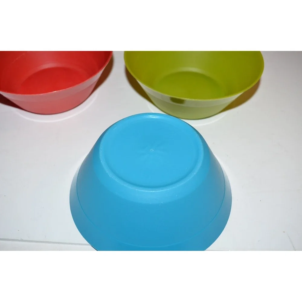 Vtg Plastic Parkay Margarine Butter Cereal Bowls NO lids 6pc